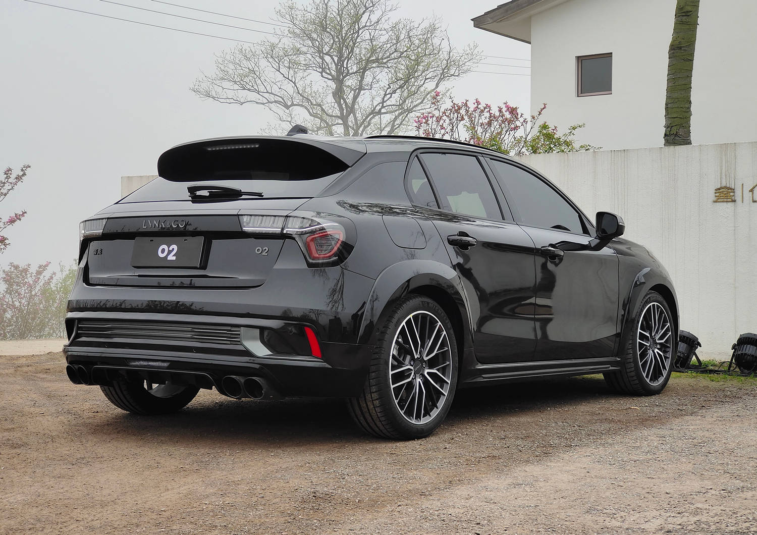 领克02hatchback实车曝光外观性能感十足