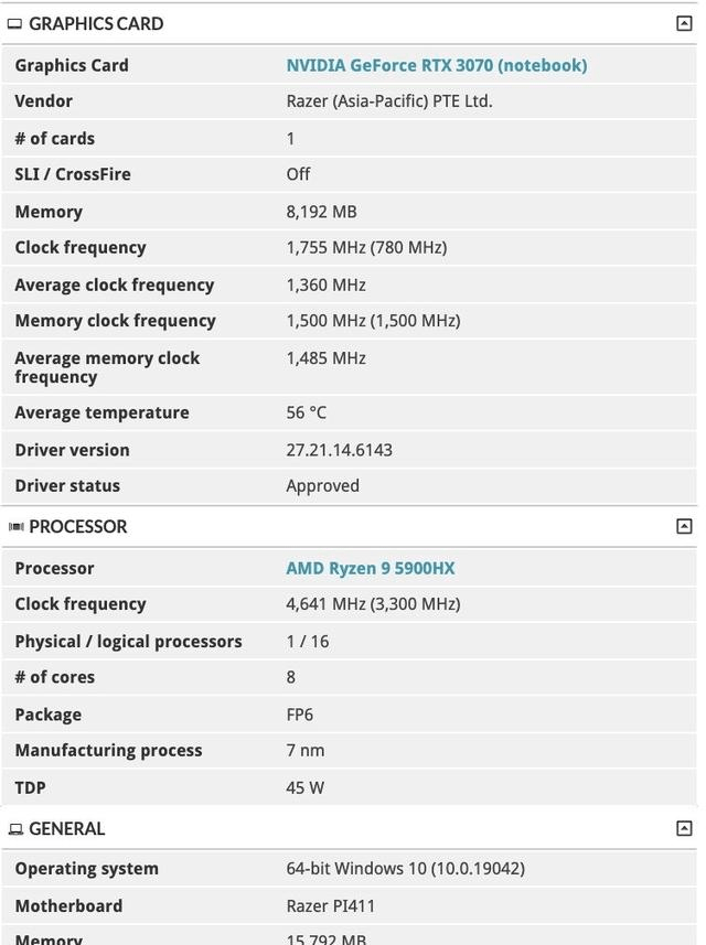 雷蛇将出锐龙游戏本选用r95900hx处理器