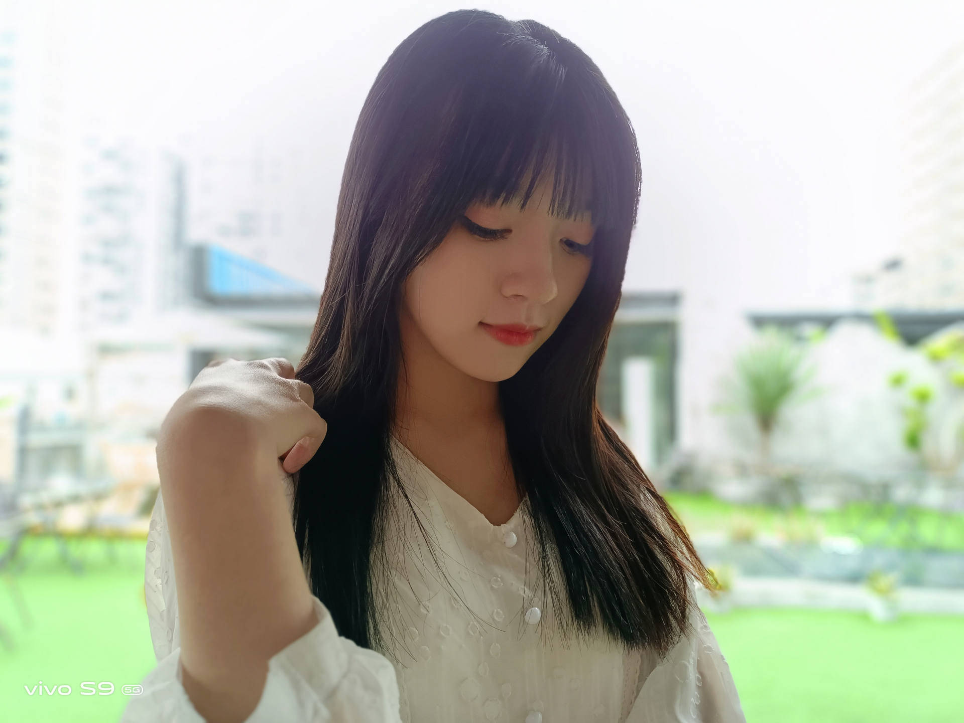 侧脸美颜自拍初体验vivos9再创自拍新高度