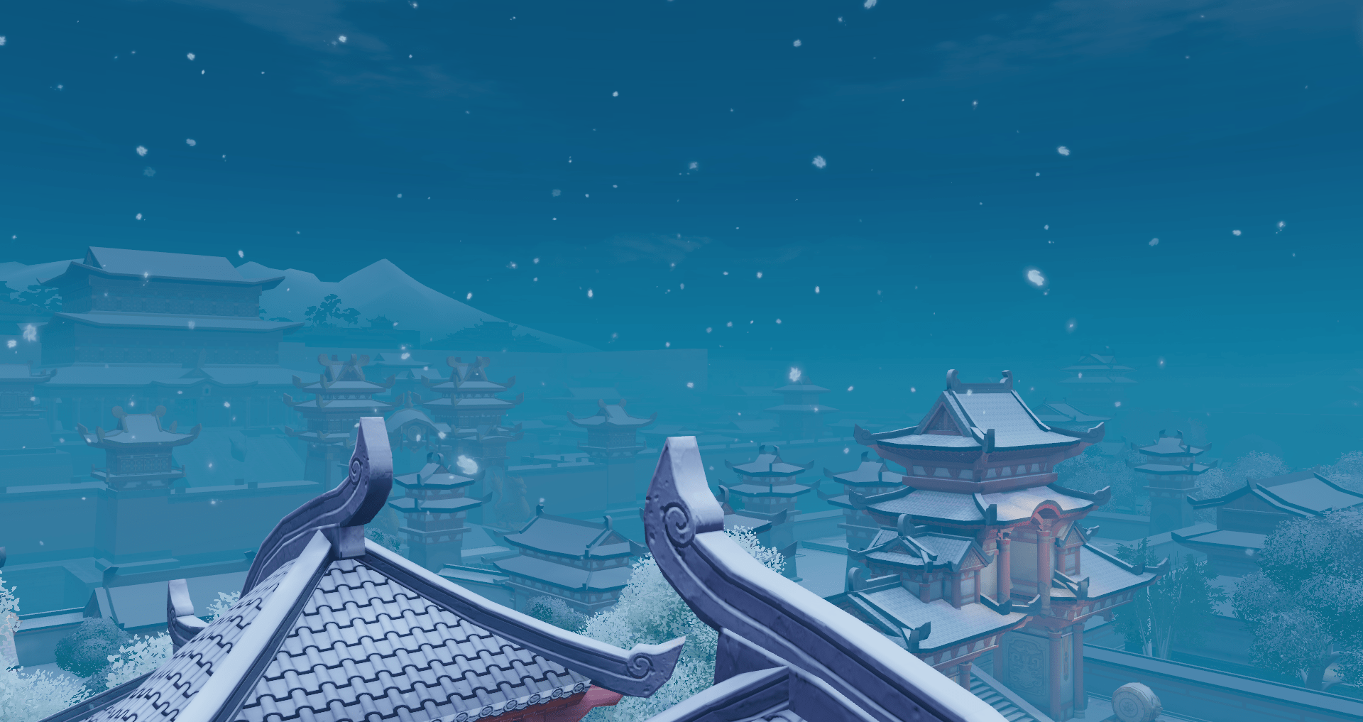 原创梦幻西游三维版予你三界四季风光只想在你身边轻声哼唱