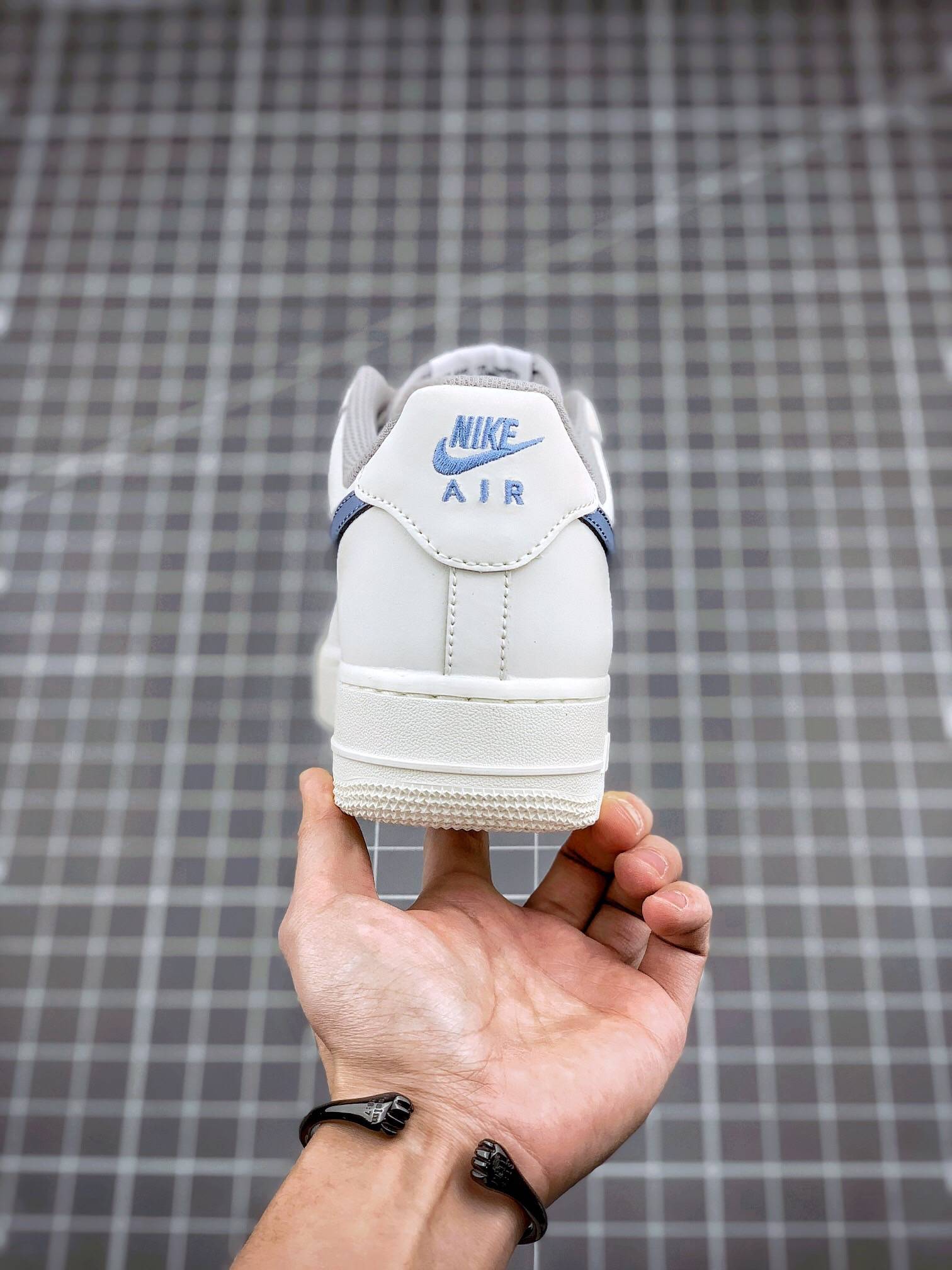 耐克薰衣草米白蓝nikeairforce1lowlavender运动鞋空军一号