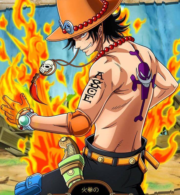 海贼王:这三道纹身,不是十年以上的老海米,根本不知道_艾斯