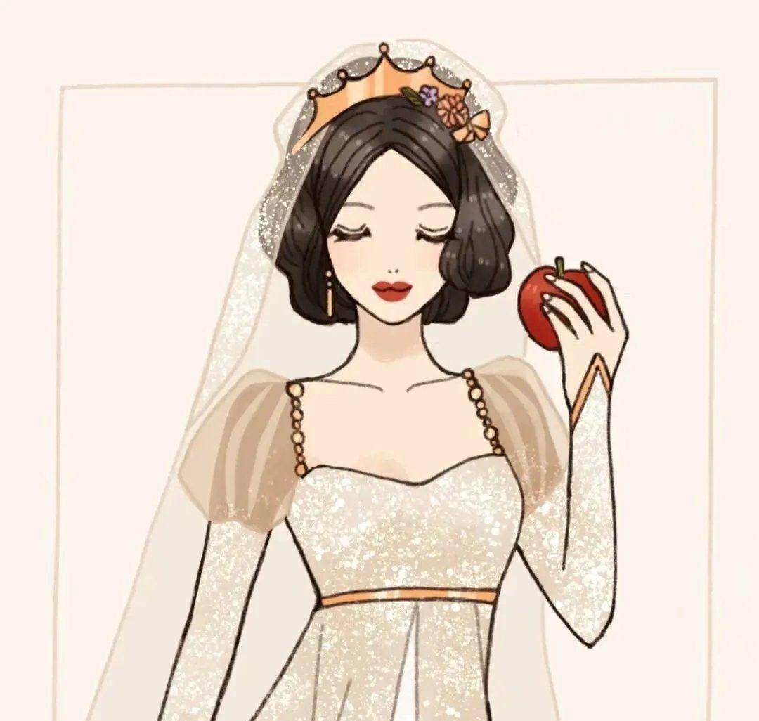 迪士尼公主之嫁人系列婚纱照来袭贝儿仪态万方艾莎素了点