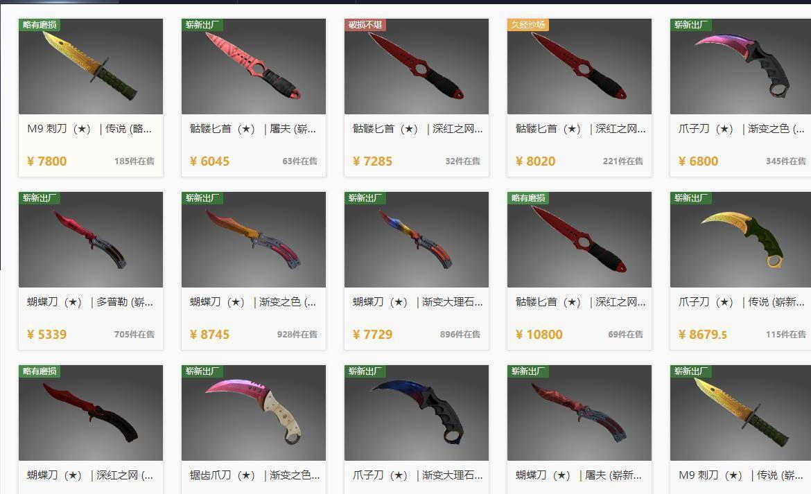 csgo:一周差出6000块,市场波动那么大,买啥刀不会亏?