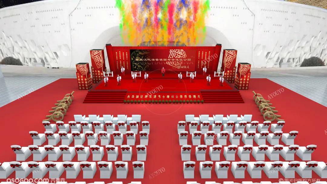 国风与时尚2种你值得收藏的舞台设计效果图