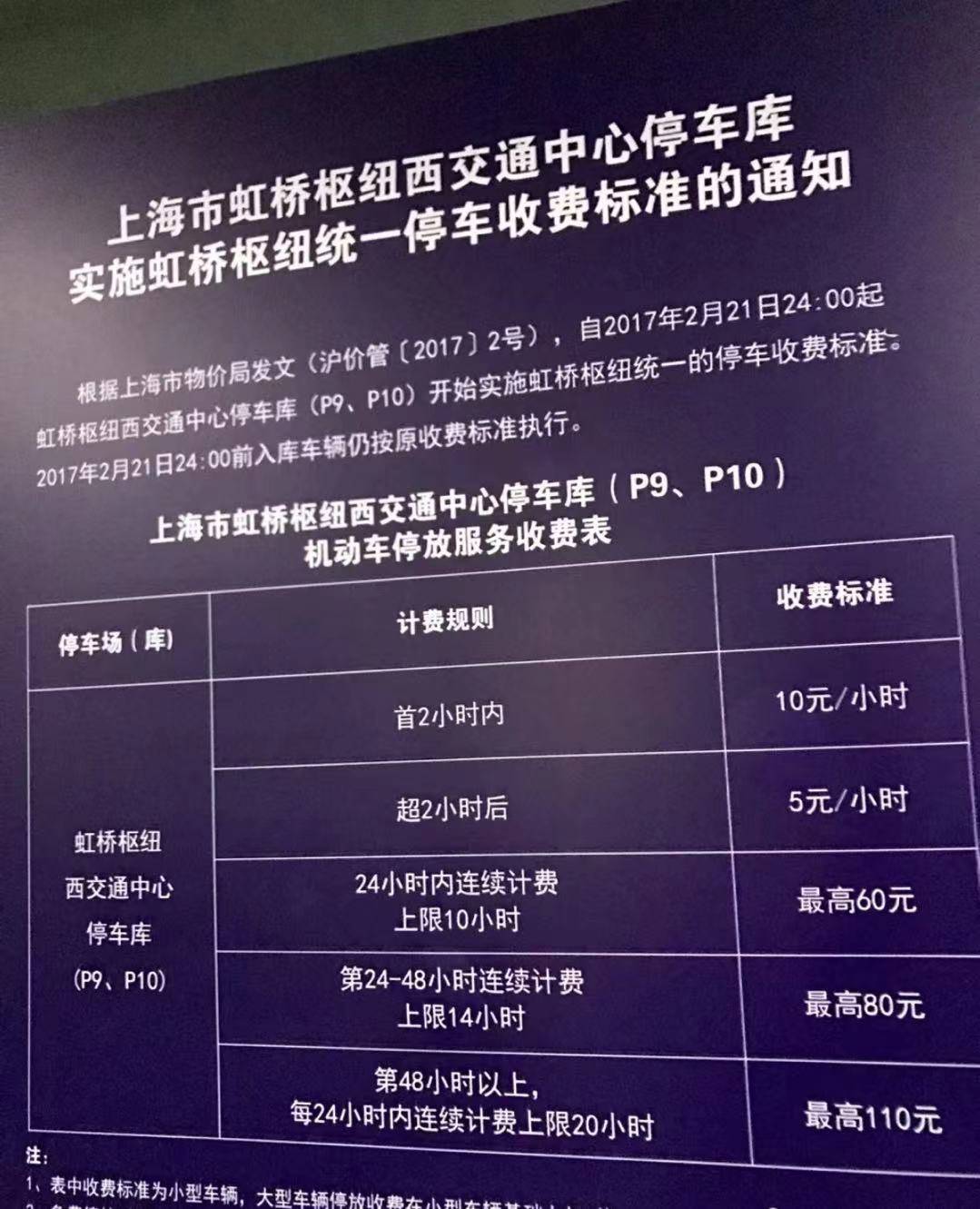 原創上海虹橋機場停車一天多少錢虹橋機場停車場收費標準2021