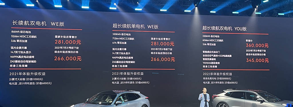 售价28.1万起/上海车展开启预定 吉利极氪001上市_搜狐汽车_搜狐网