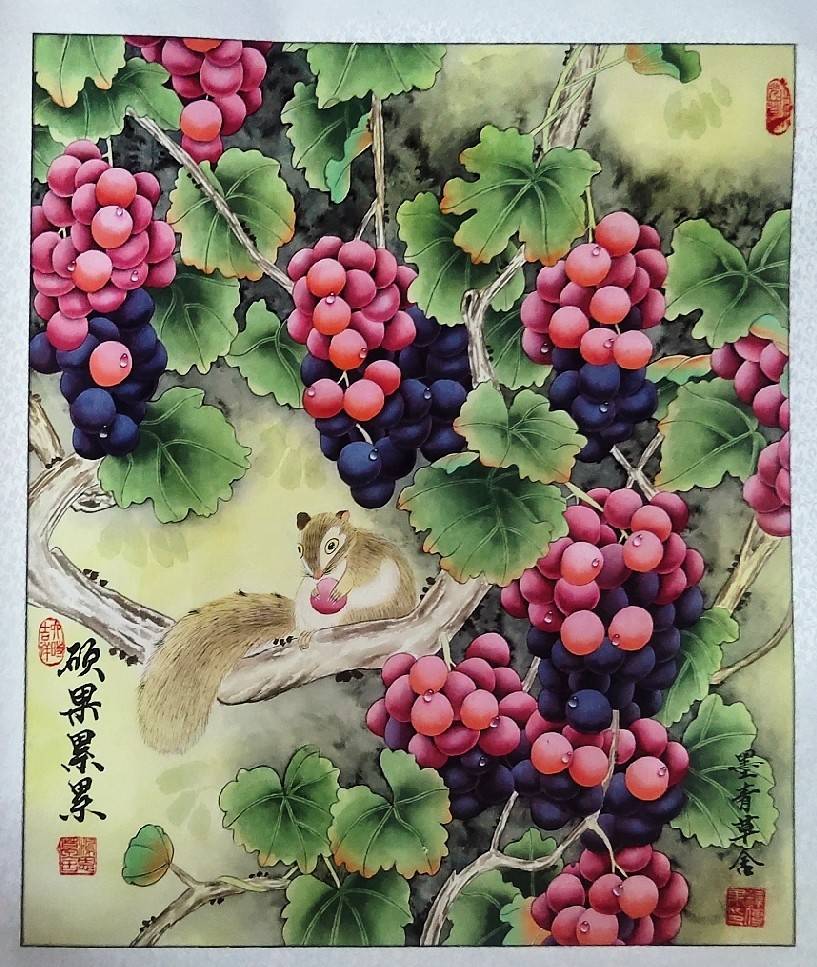 当代实力派青年女画家——墨青幽草 精品赏析