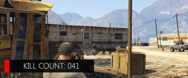玩家尝试以和平方法玩《GTA5》但最终依旧击杀700多人
