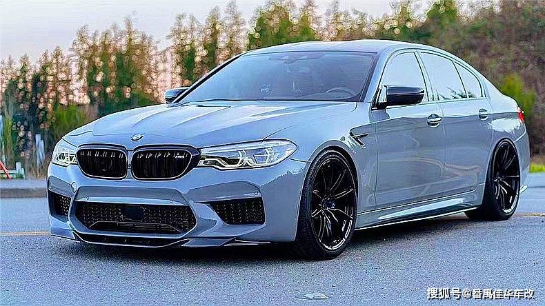 宝马5系升级m5碳纤维外观改装m5rkp款前唇