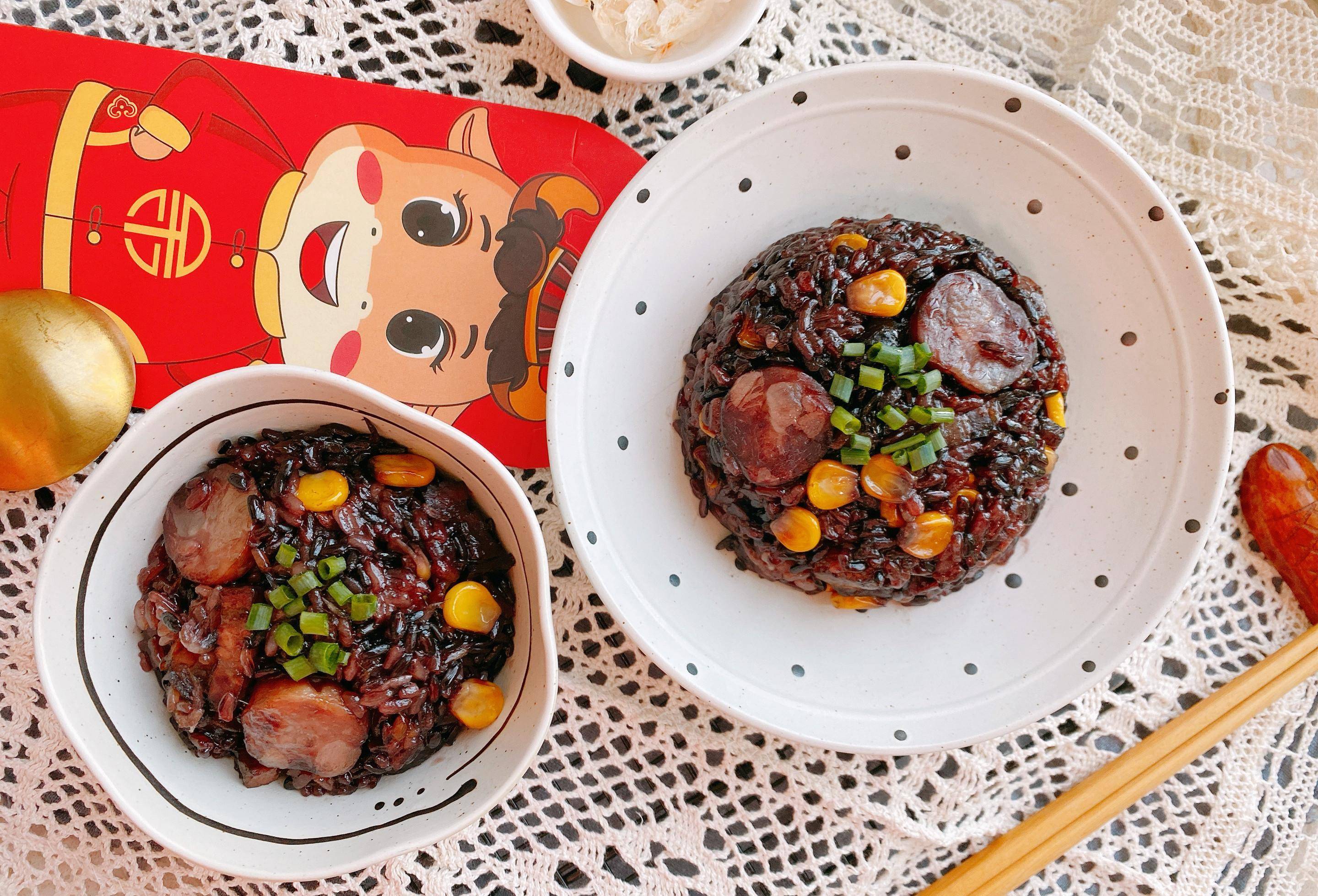 腊八遇上大寒来锅腊八饭做法简单有米有菜有肉荤素搭配更营养