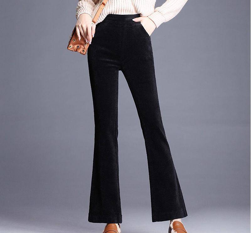 太显腿长了! 今年流行十款微喇叭裤, 30-49岁女人穿时髦美爆