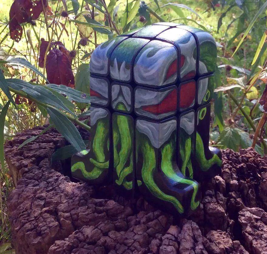 海洋生物魔方.奇怪的形状的魔方.宠物小精灵魔方.《亲吻》魔方.