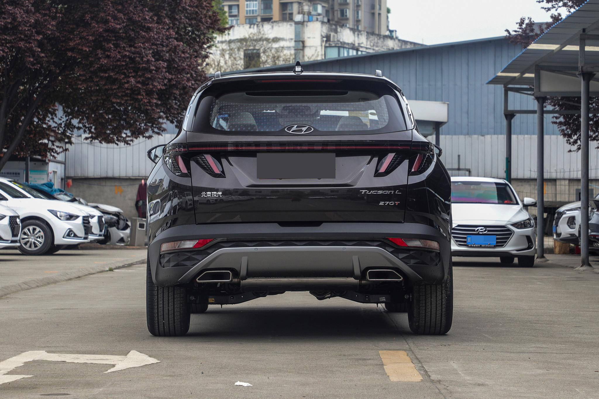 从骨子里透露出的运动感北京现代途胜l真的不好惹