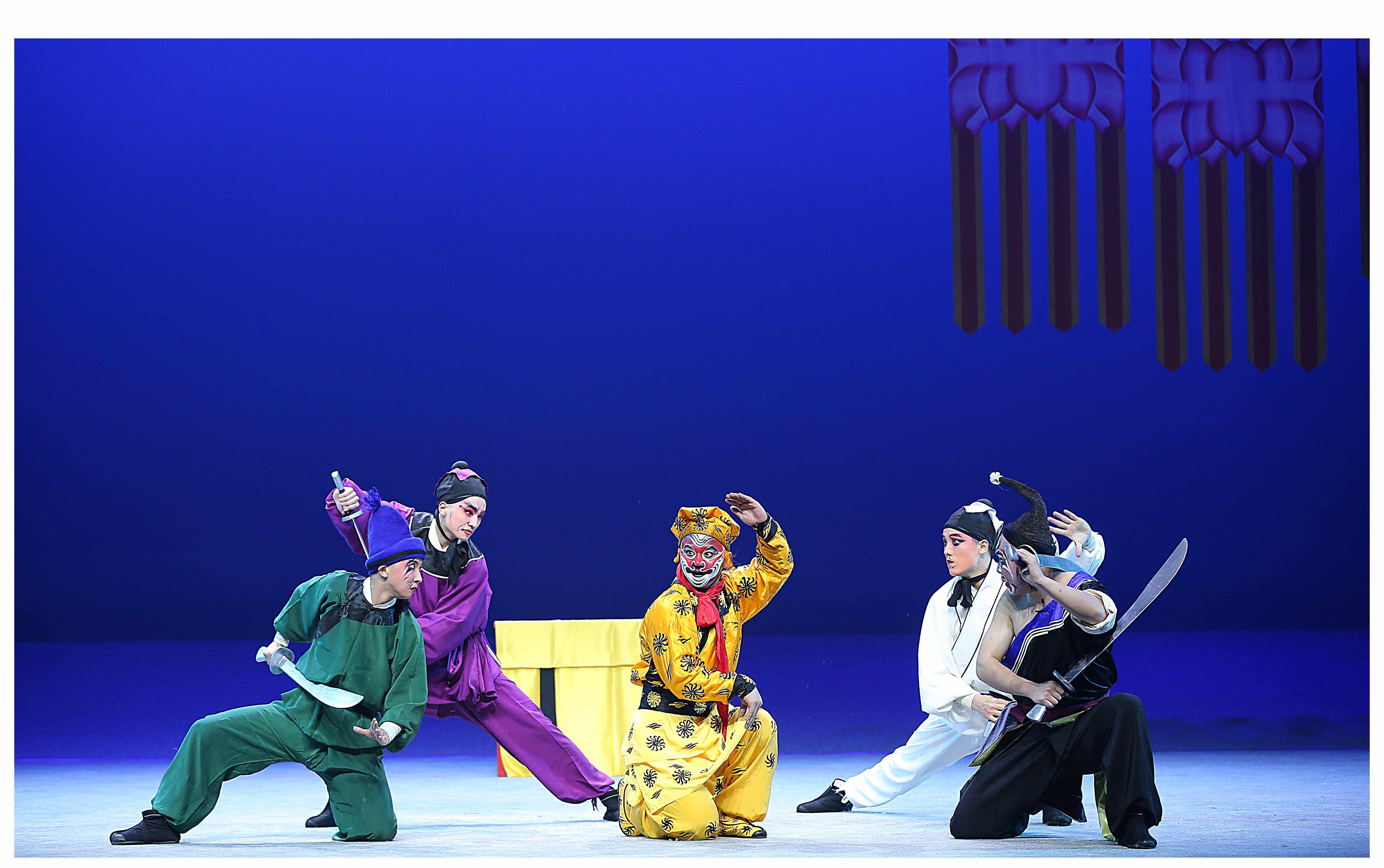 戏曲新秀"打"出一片天 秦腔神话剧《西游记之唐僧收四徒》西安首演