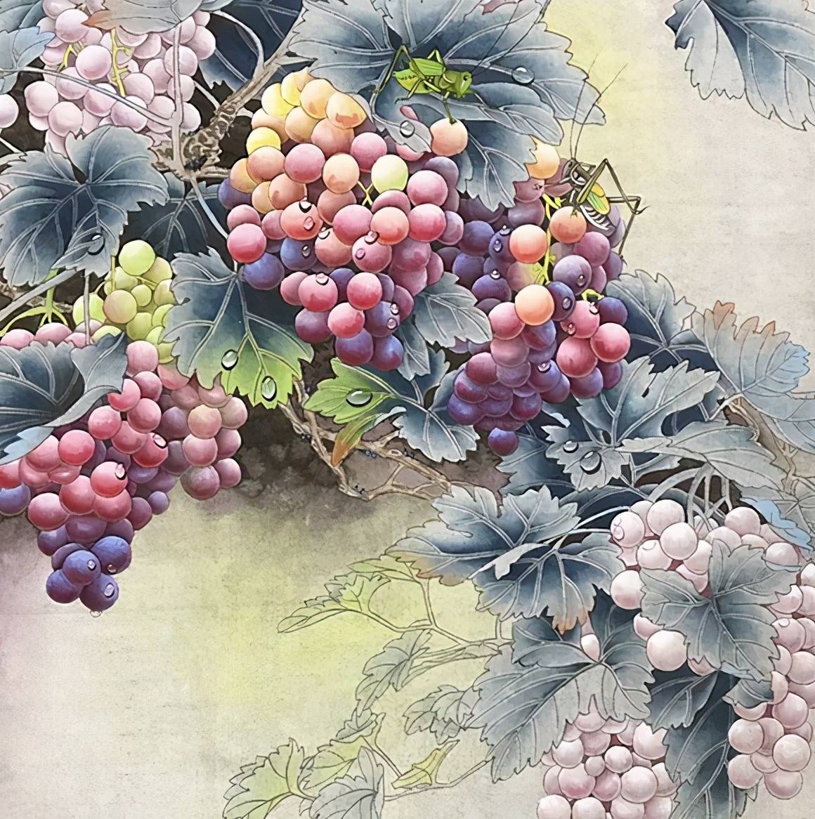 画家常淑芳以形达意敷色层层渲染