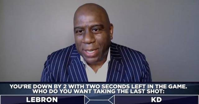 争议 最后2秒落后2分魔术师选詹皇最后一投 因冠军数比杜兰特多 詹姆斯