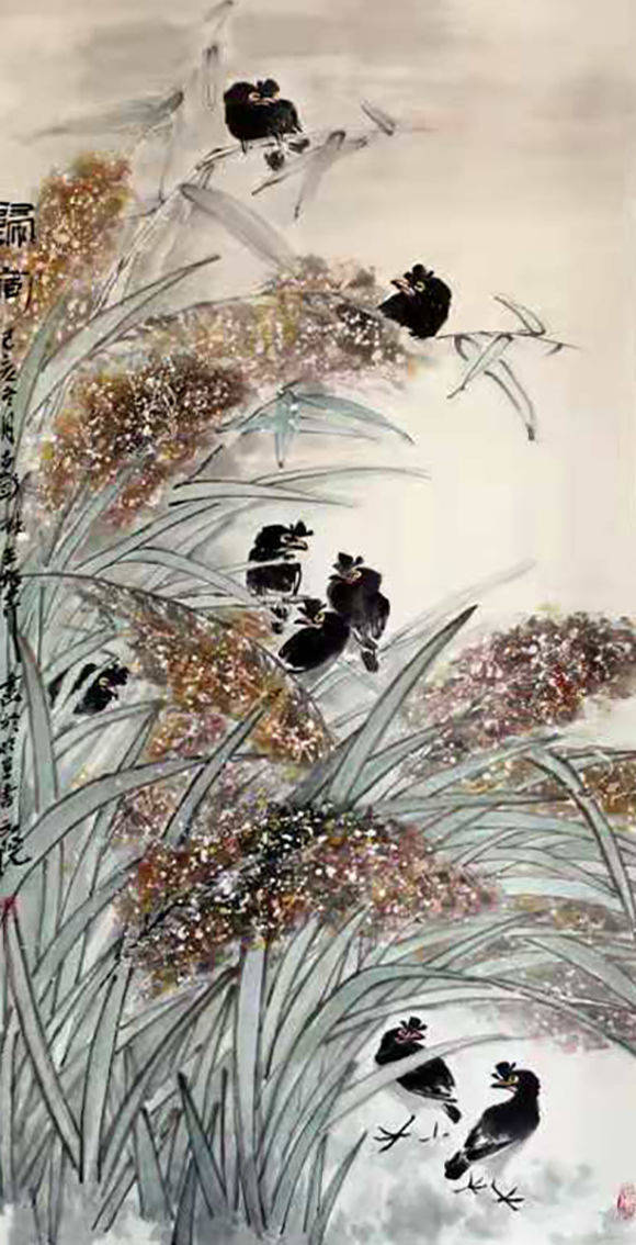 书画家王振芹清新俊雅雅俗共赏