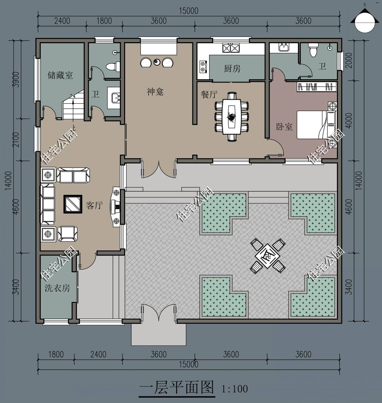 农村宅基地1515米建房想要个院子怎么设计比较好