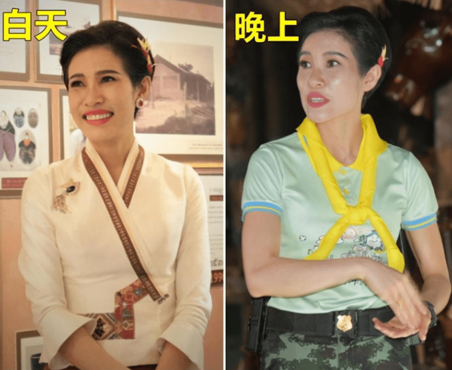 诗妮娜罕换风格!粉色套装裙没有苏提达端庄大气,还是穿裹身裙美