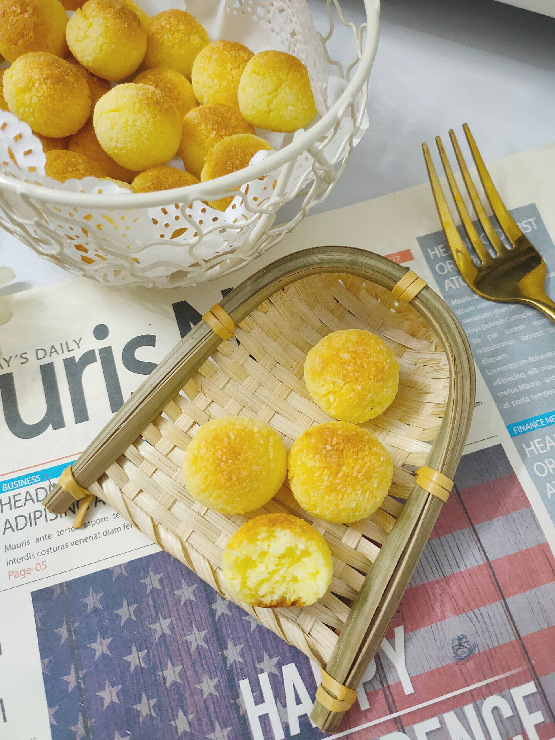 黄金椰丝球 | 一口一个超满足