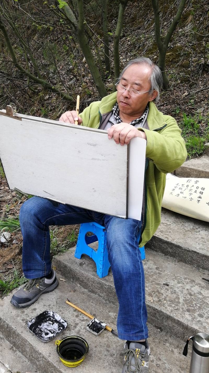 陕西大长安国画院画家旬邑采风写生活动二