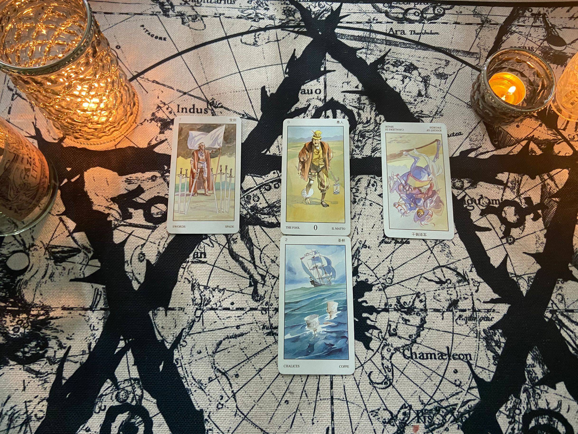 权杖八 审判 圣杯一