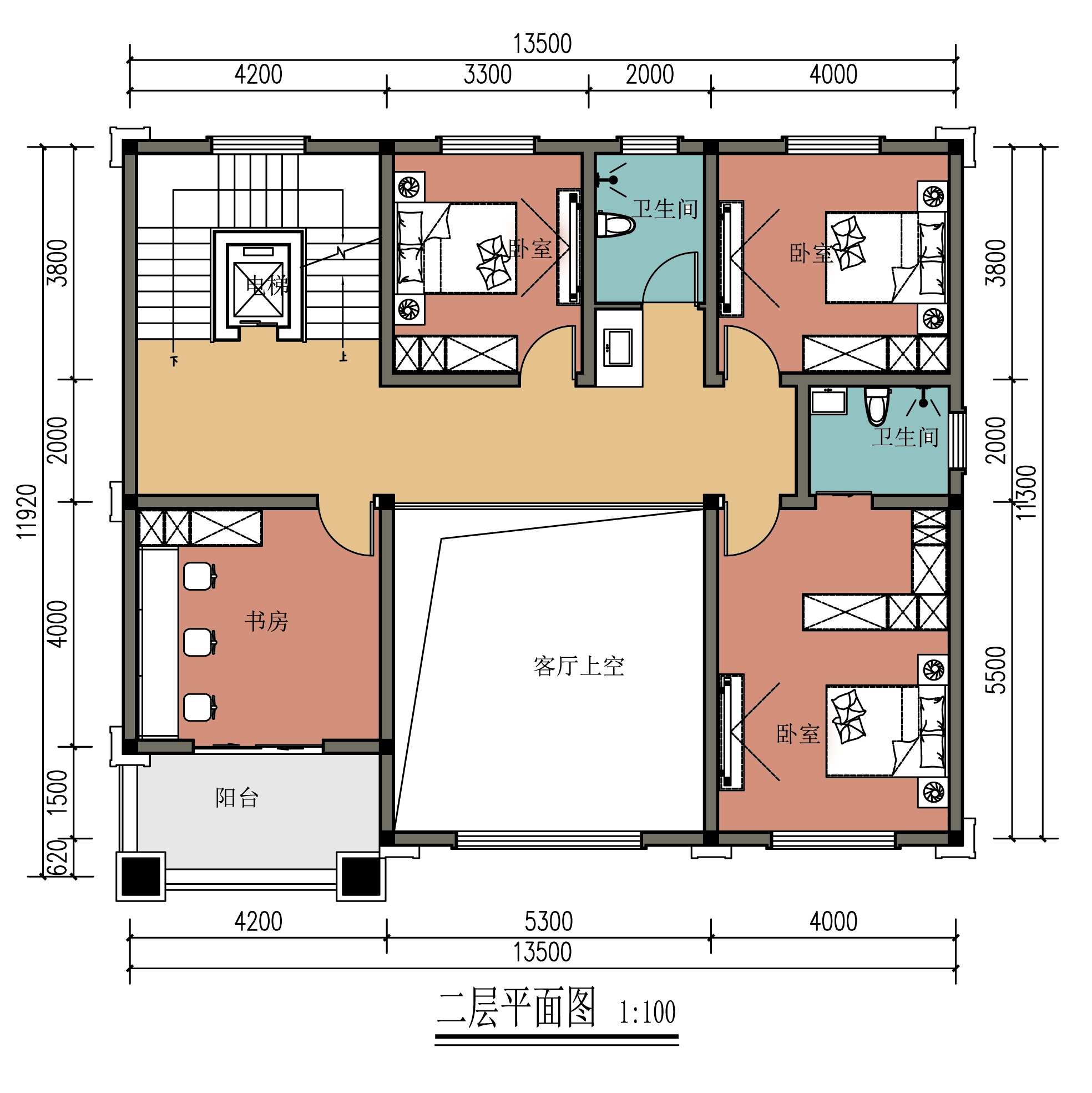 房屋平面图图例图片