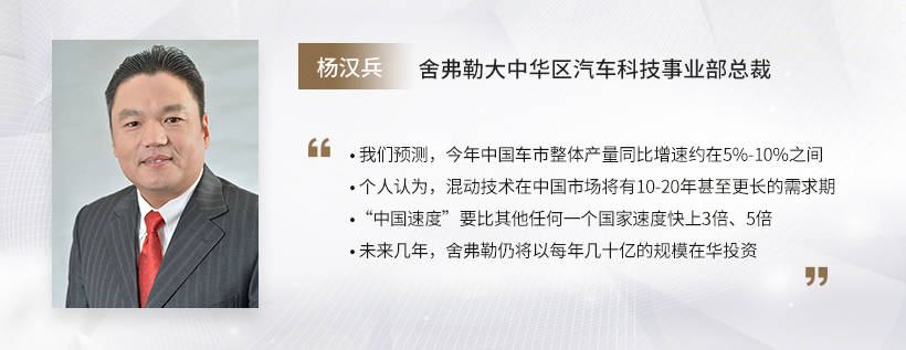 原创ctalk舍弗勒杨汉兵中国市场前景可期将持续加大在华投资