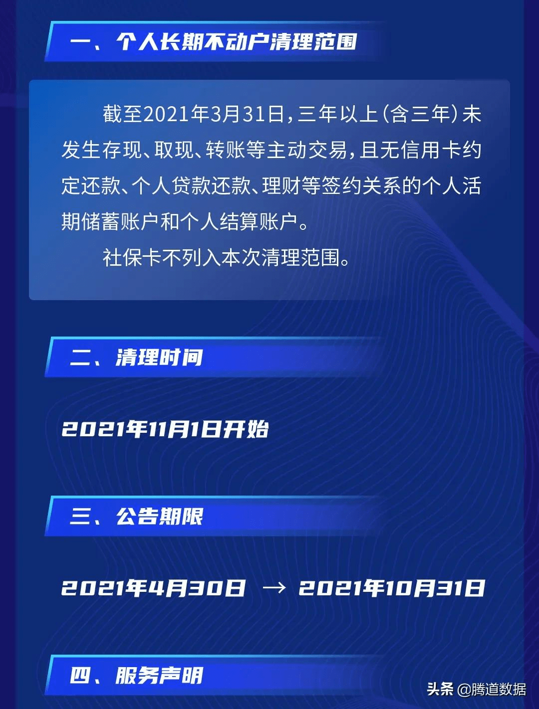 多家银行公告清理睡眠卡和超量卡，多家银行清理“睡眠账户”和“超量账户”