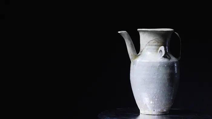 宋 青釉瓷执壶 玉堂窑