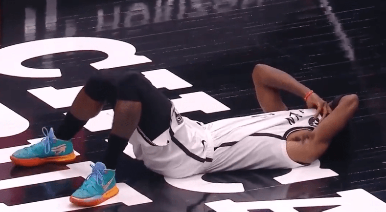 篮网赢公牛欧文伤退外线多点开花kd攻防无解赵四拿两双