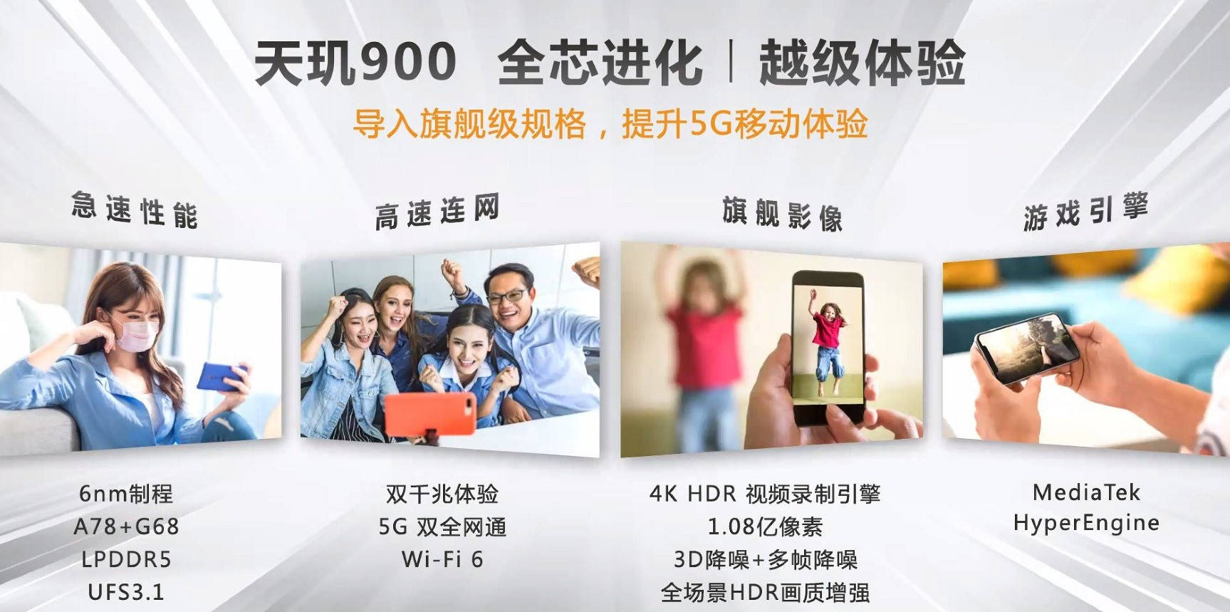 旗舰|联发科天玑900发布：6nm+A78架构，升级诸多旗舰规格