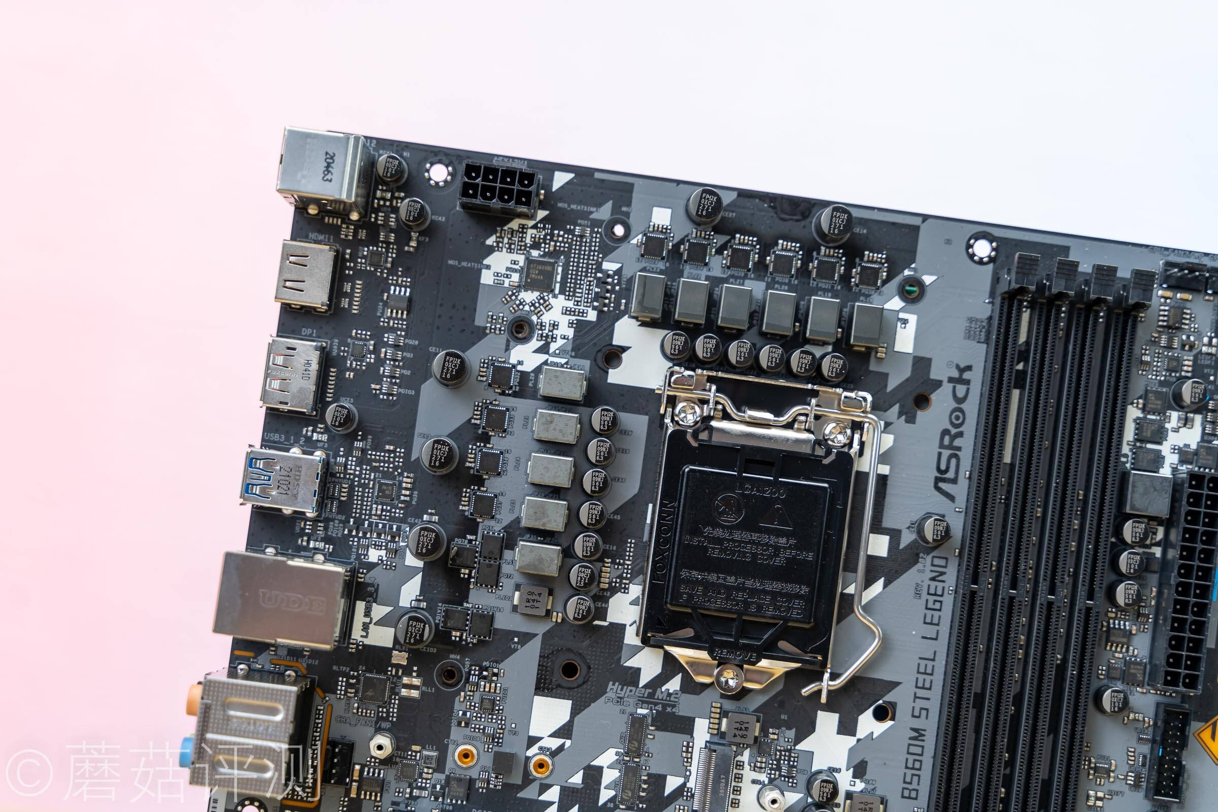 原创用料出色外观精致奈何负重前行华擎b560msteellegend钢铁传奇主板