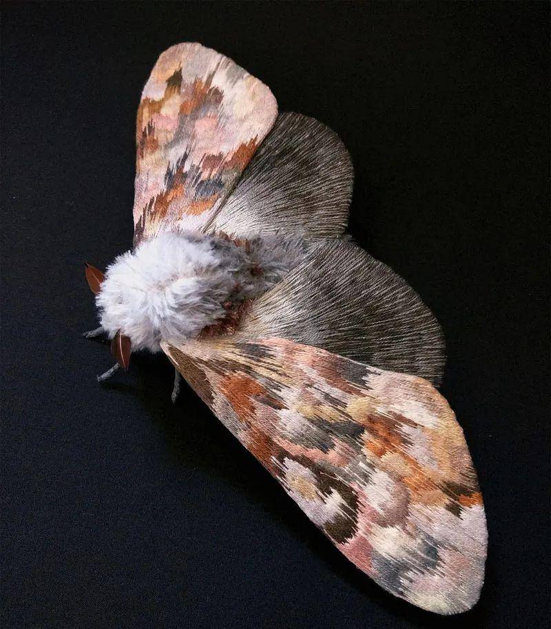 栩栩如生的蝴蝶雕塑像真的一样仿佛下一秒就要振翅飞走了