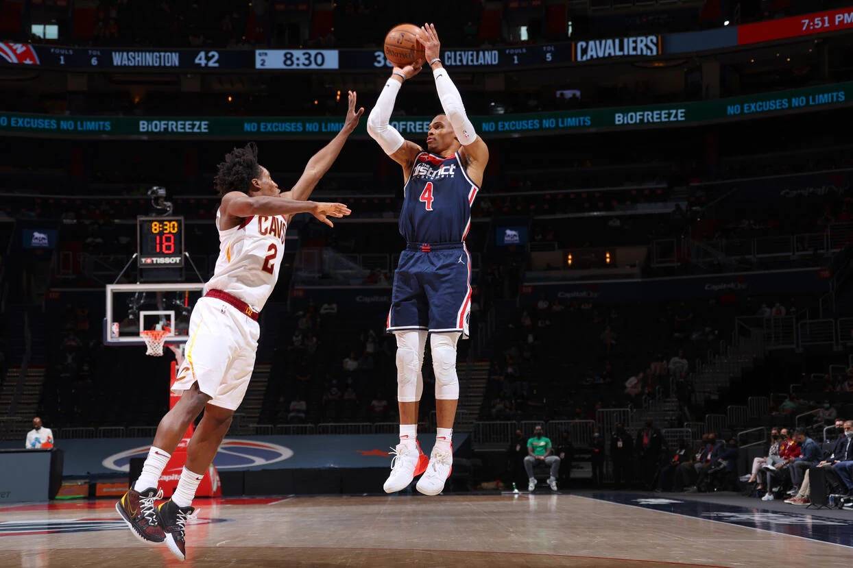 原创威少轰211217再创神迹奇才锤爆篮网苦主东部附加赛名额出炉