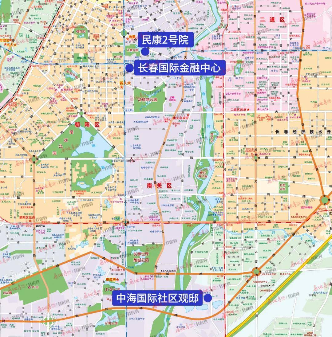 南关区净月区来,一起看看长春的富人们都喜欢住在什么地方?
