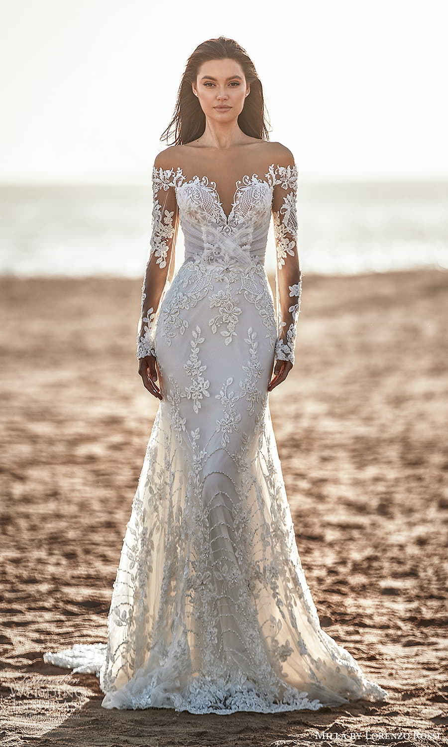 millabylorenzorossi20212022婚纱精制华丽新娘嫁衣