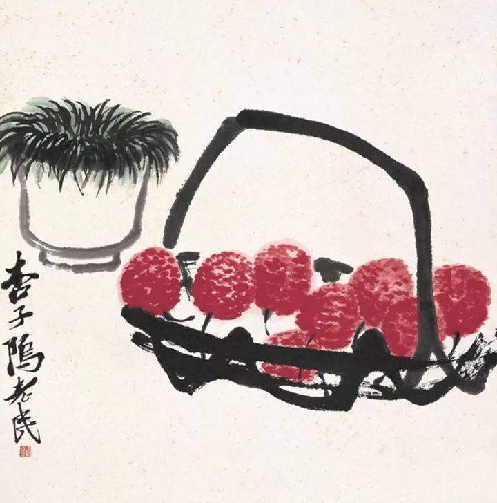详细的荔枝写意画法，一学就会_步骤