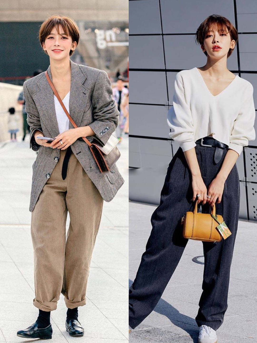 原创短发女生穿什么好看