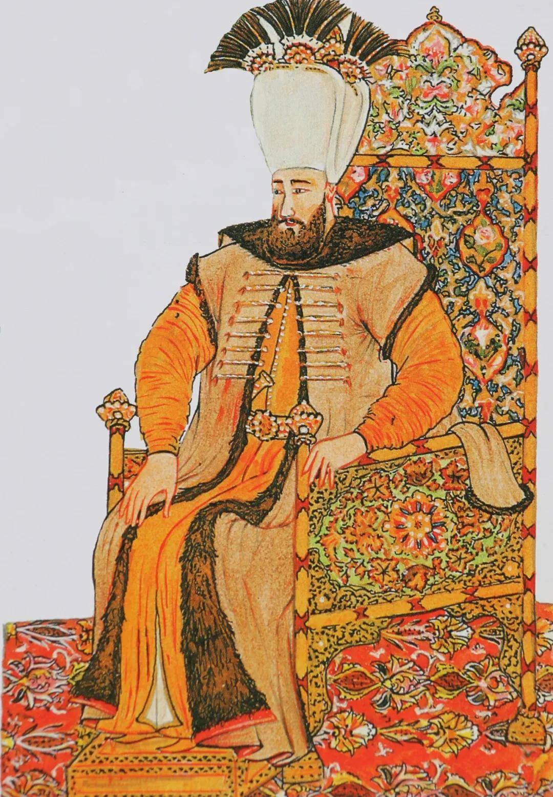 艾哈迈德三世曾经一度振兴帝国,史称郁金香时代.