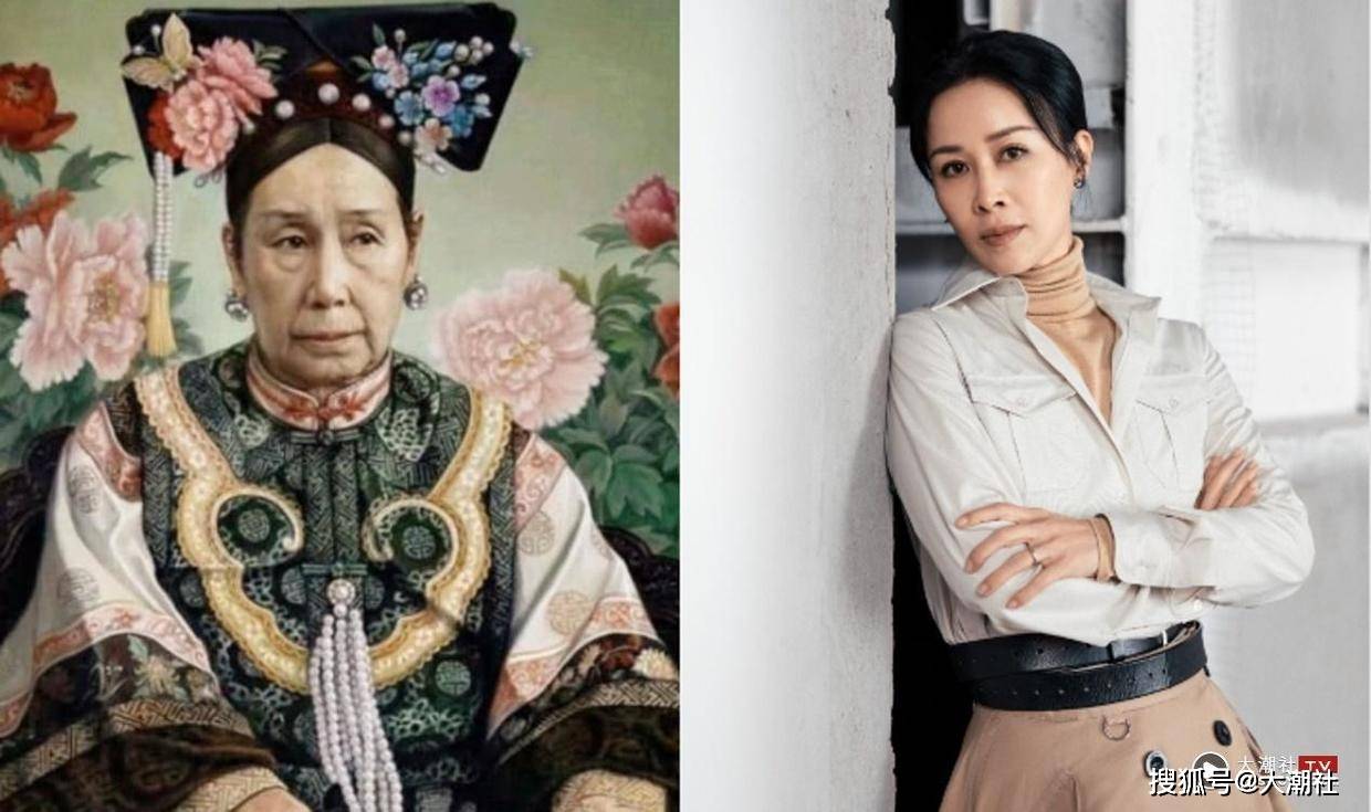原创那英跟慈禧太后同族首穿清朝装散发皇族气息超霸气