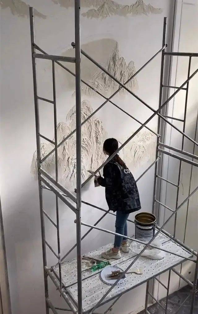 壁画师张丽佳工作室图片
