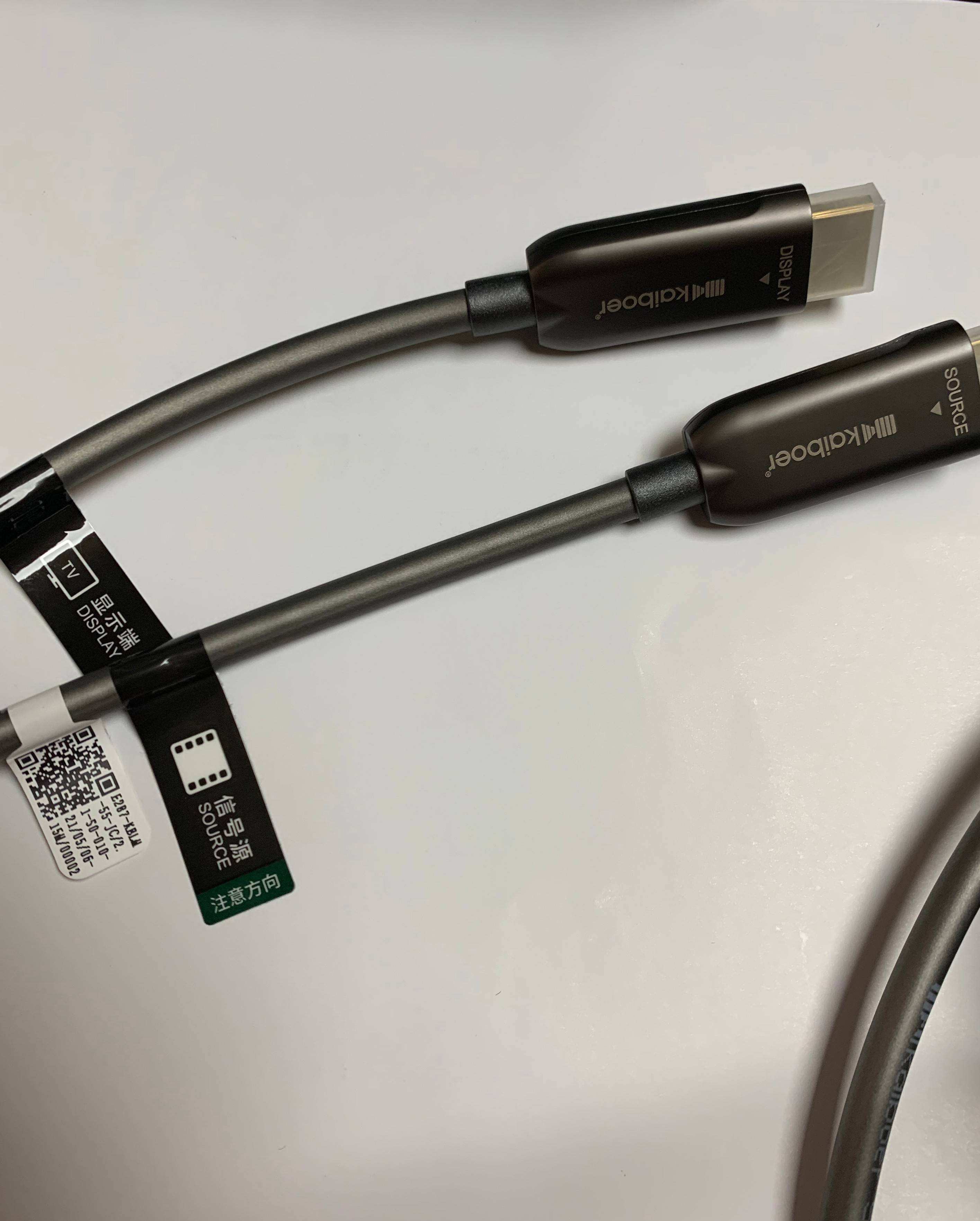 光纤|开博尔五代光纤HDMI2.1线缆拆解评测,真材实料