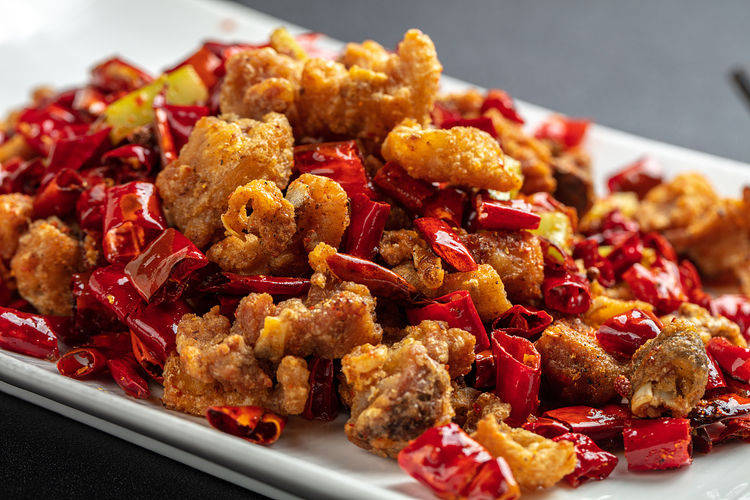 干煸辣子鸡丁2.