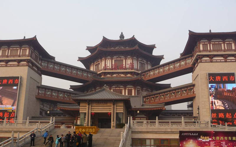 西安大唐西市这些做法都是与历史街区古建民居文化遗产保护原真性原则