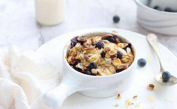 元气瘦身早餐,牛奶烤燕麦,低卡低脂补充能量