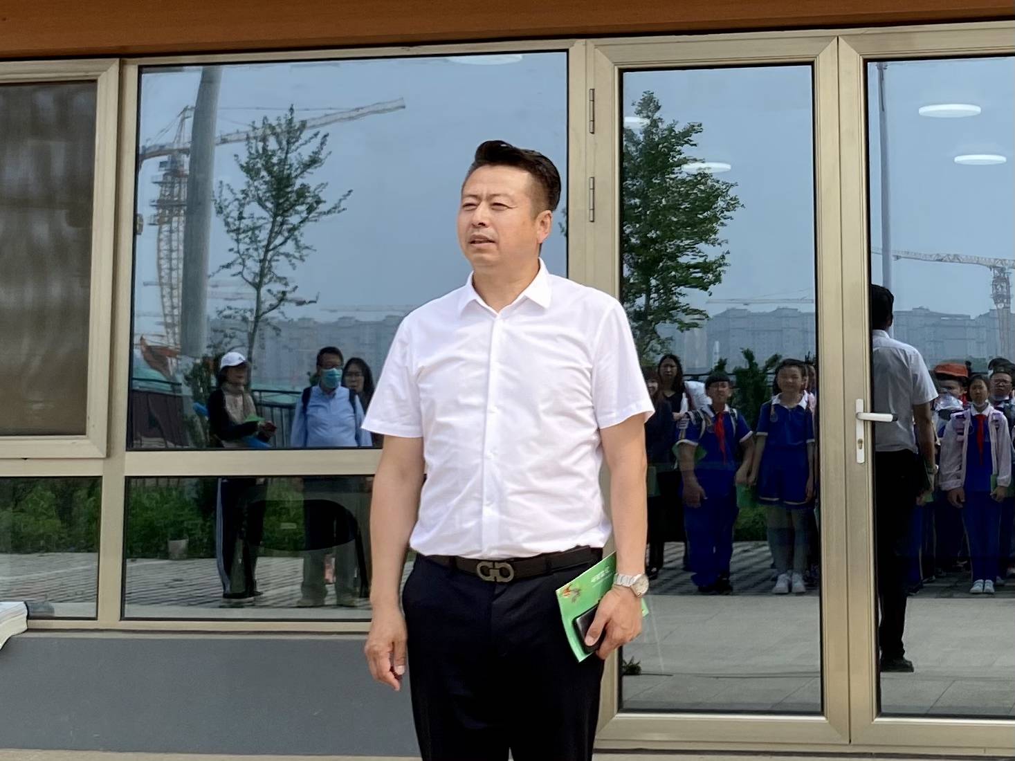 开营仪式上,北京广阳博海医院副总经理王冲先生首先代表院长张海滨