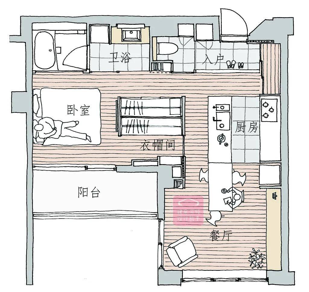 日本70後夫妻的52㎡住宅低成本佈置出最樸實的精緻好溫馨