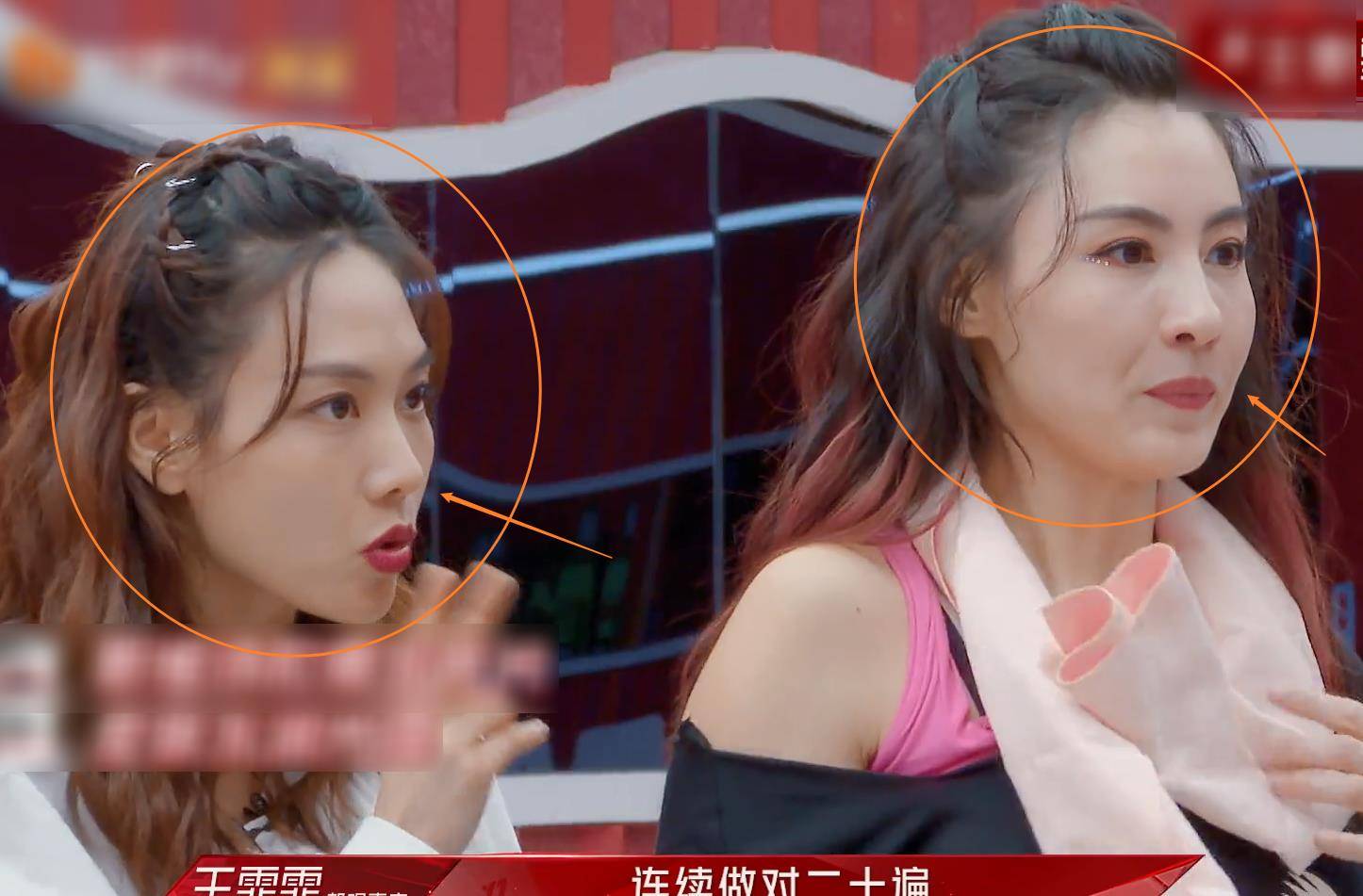 王霏霏教学舞蹈很严厉张柏芝表情被镜头拍下是否服气一看便知